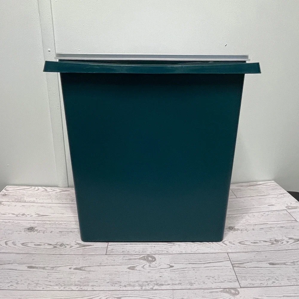 Tupperware Modular Mate Rectangular Container Bin 1430 Teal Green‎ Storage Lid